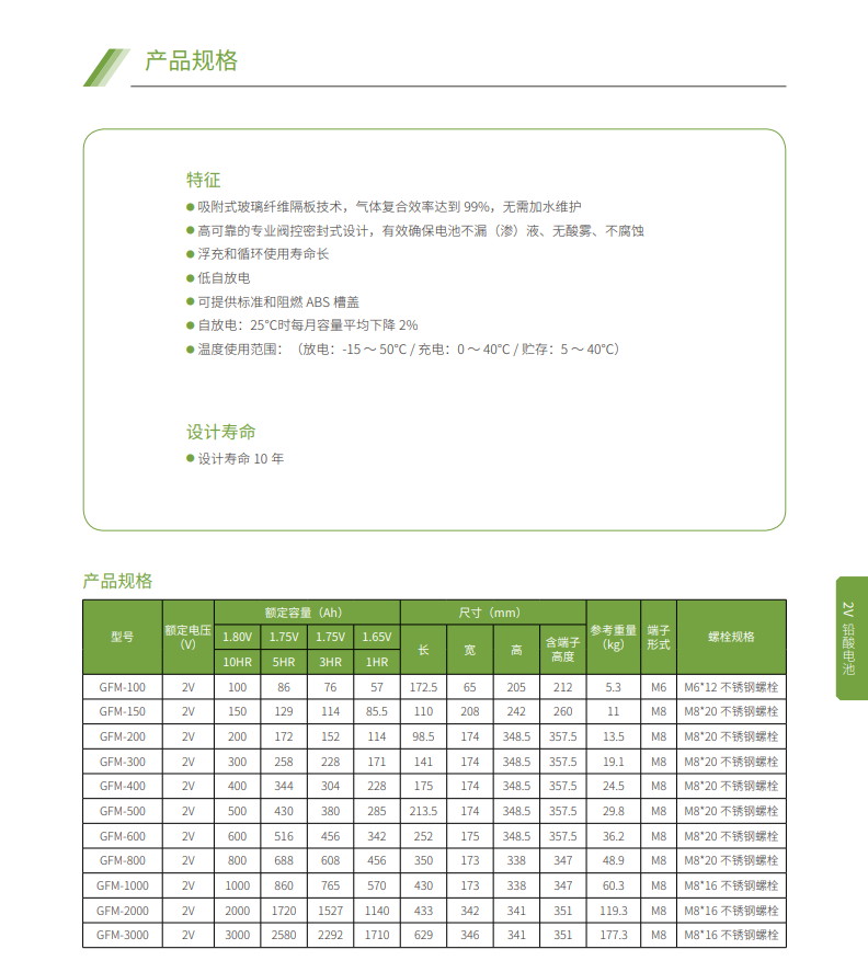 cq9跳高高游戏网站蓄电池2V系列(图3)